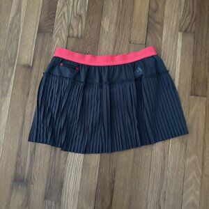 Adidas Matchcode Women's Golf Tennis Pleated Gray Orange Skort Size M